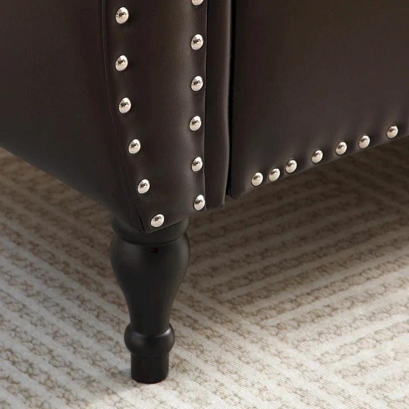 Banc de rangement ottoman avec plateau relevable et coussin