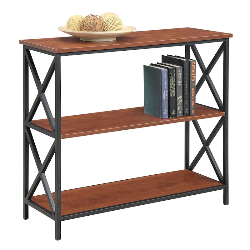 3-Tier Open Bookcase Shelving Unit