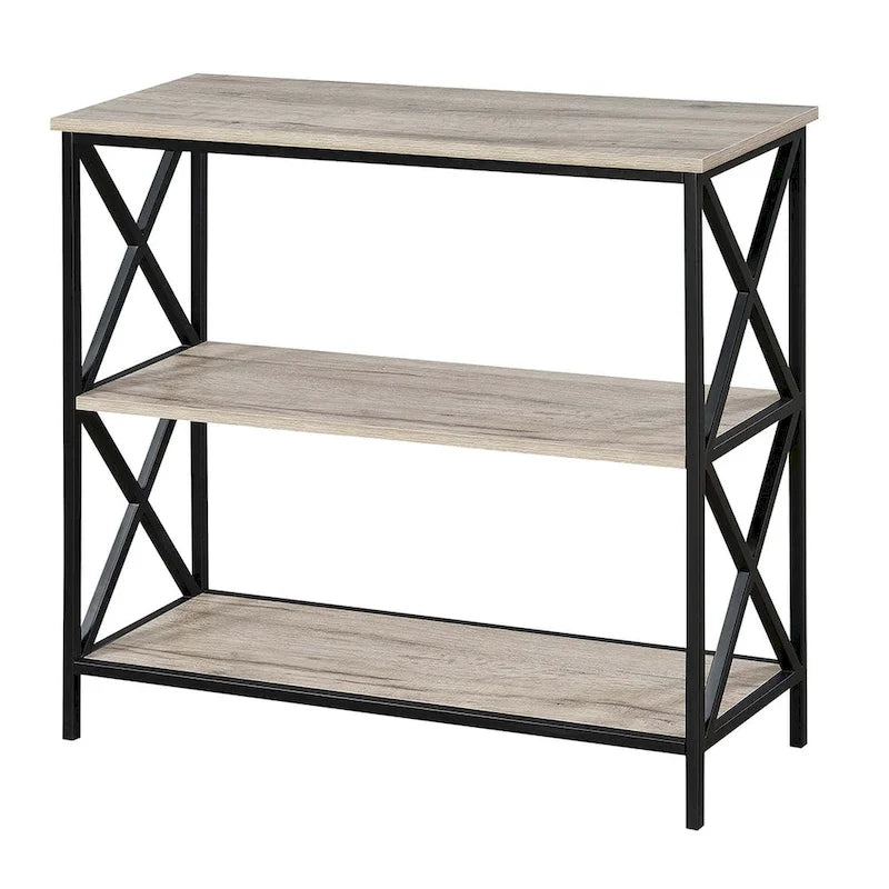 3-Tier Open Bookcase Shelving Unit