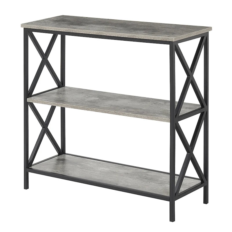 3-Tier Open Bookcase Shelving Unit