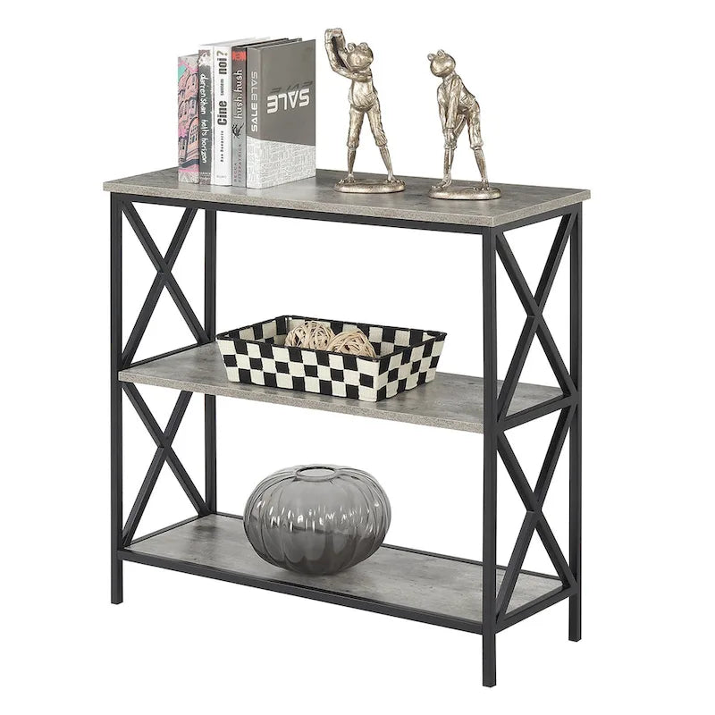 3-Tier Open Bookcase Shelving Unit