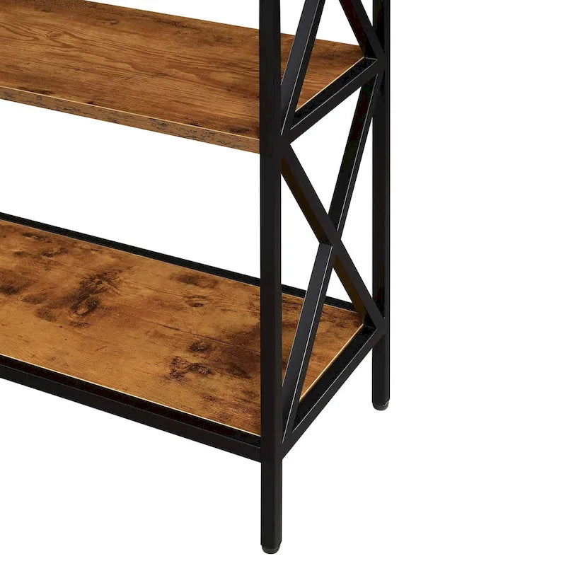 3-Tier Open Bookcase Shelving Unit