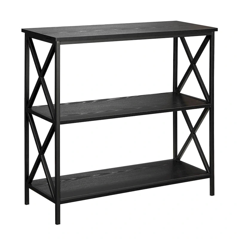 3-Tier Open Bookcase Shelving Unit