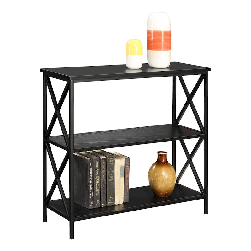 3-Tier Open Bookcase Shelving Unit
