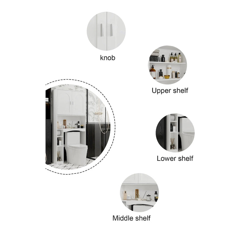 Meuble de salle de bain suspendu de 180 cm avec rangement multi-étagères et dégagement pour les genoux