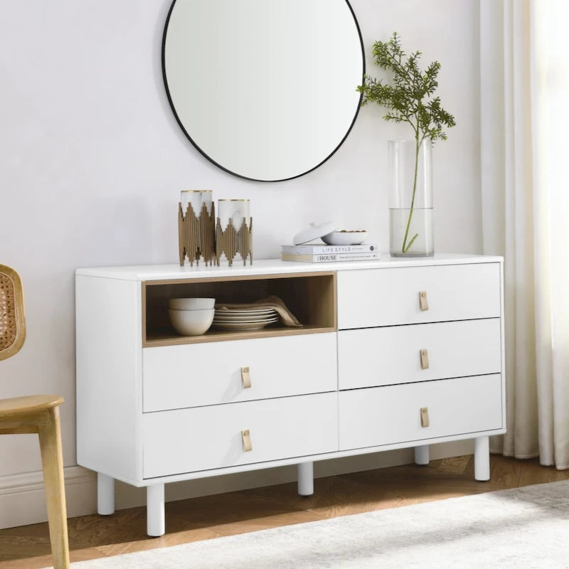 Modern 5-Drawer Storage Cabinet for Bedroom, Living Room & Office