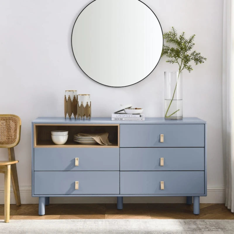 Modern 5-Drawer Storage Cabinet for Bedroom, Living Room & Office
