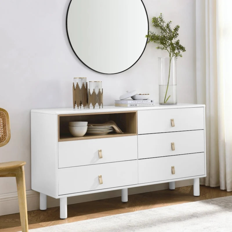 Modern 5-Drawer Storage Cabinet for Bedroom, Living Room & Office