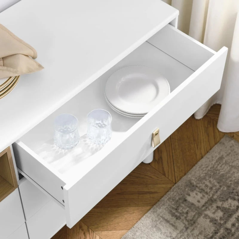 Commode de rangement moderne à 5 tiroirs pour chambre, salon et bureau