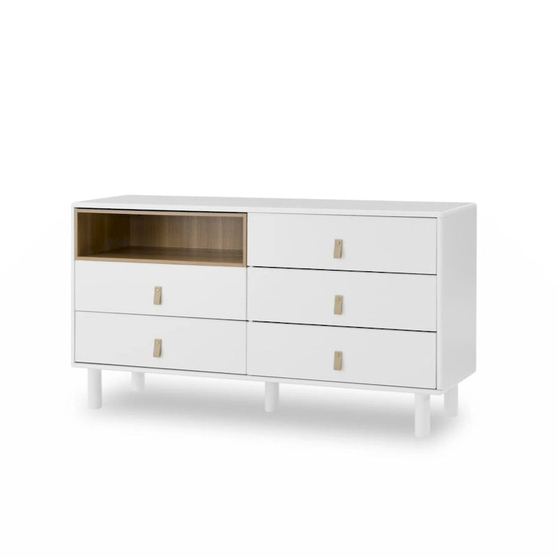Commode de rangement moderne à 5 tiroirs pour chambre, salon et bureau