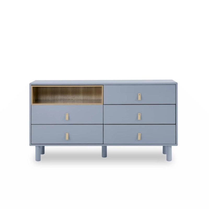 Commode de rangement moderne à 5 tiroirs pour chambre, salon et bureau