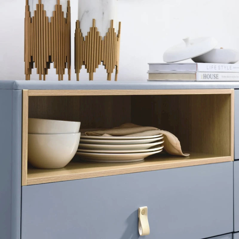 Commode de rangement moderne à 5 tiroirs pour chambre, salon et bureau