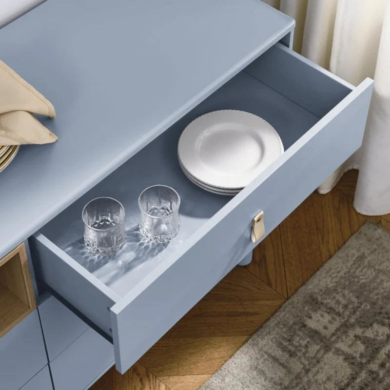 Commode de rangement moderne à 5 tiroirs pour chambre, salon et bureau