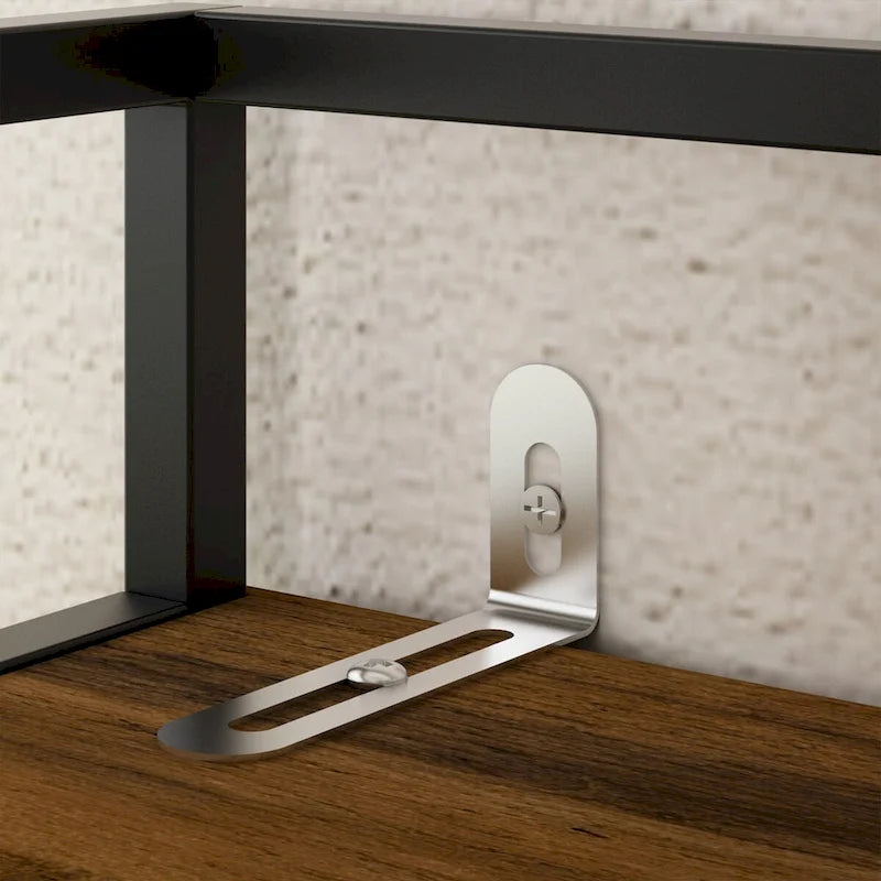 Meuble de rangement pour WC avec porte en maille de fer et porte-papier toilette