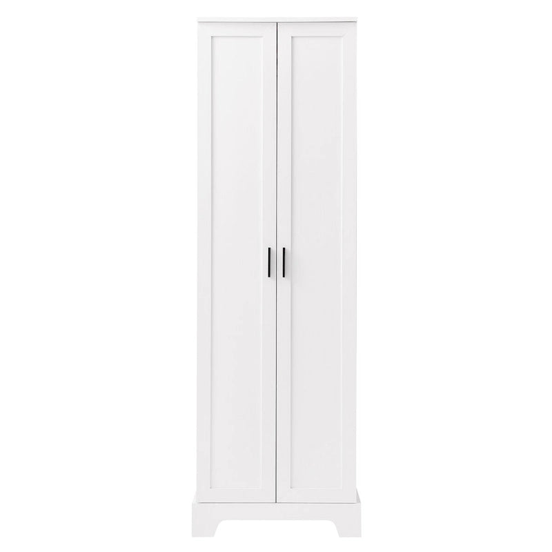 2-Door Storage Cabinet with Adjustable Shelves & Anti-Tip Device