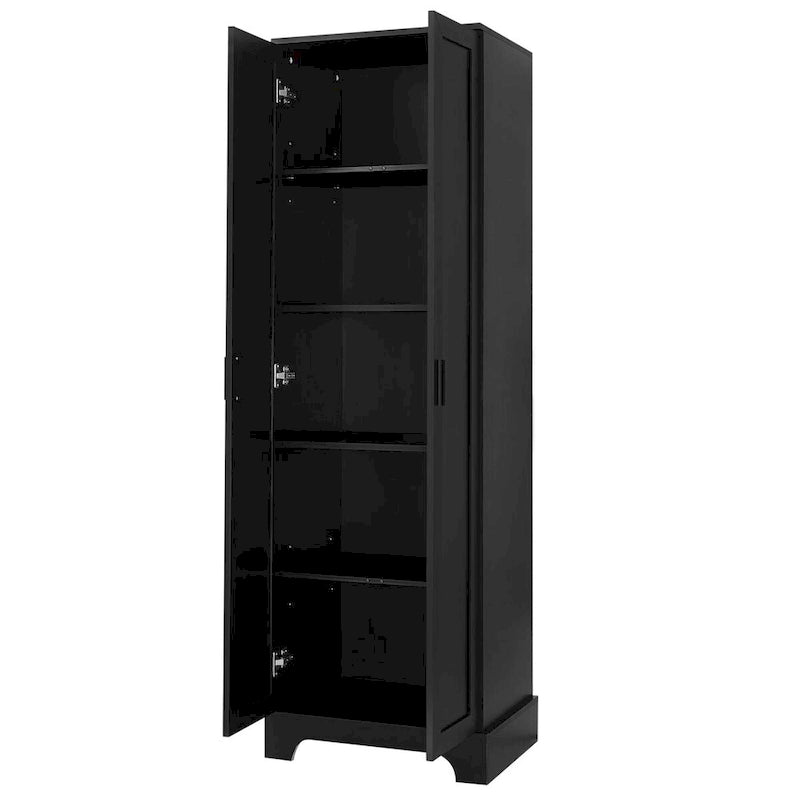 2-Door Storage Cabinet with Adjustable Shelves & Anti-Tip Device
