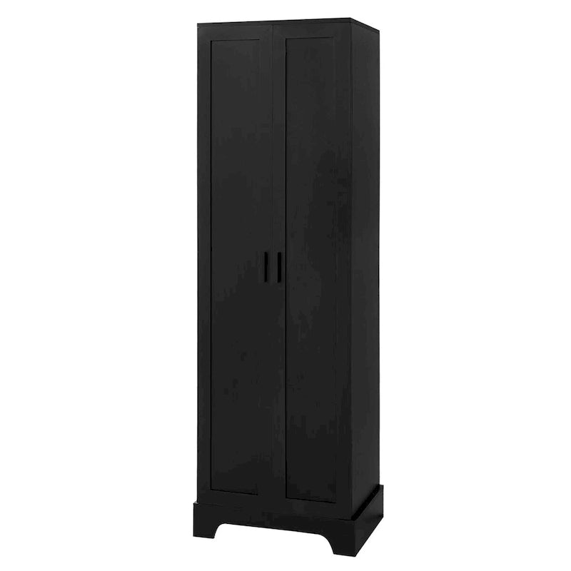 2-Door Storage Cabinet with Adjustable Shelves & Anti-Tip Device