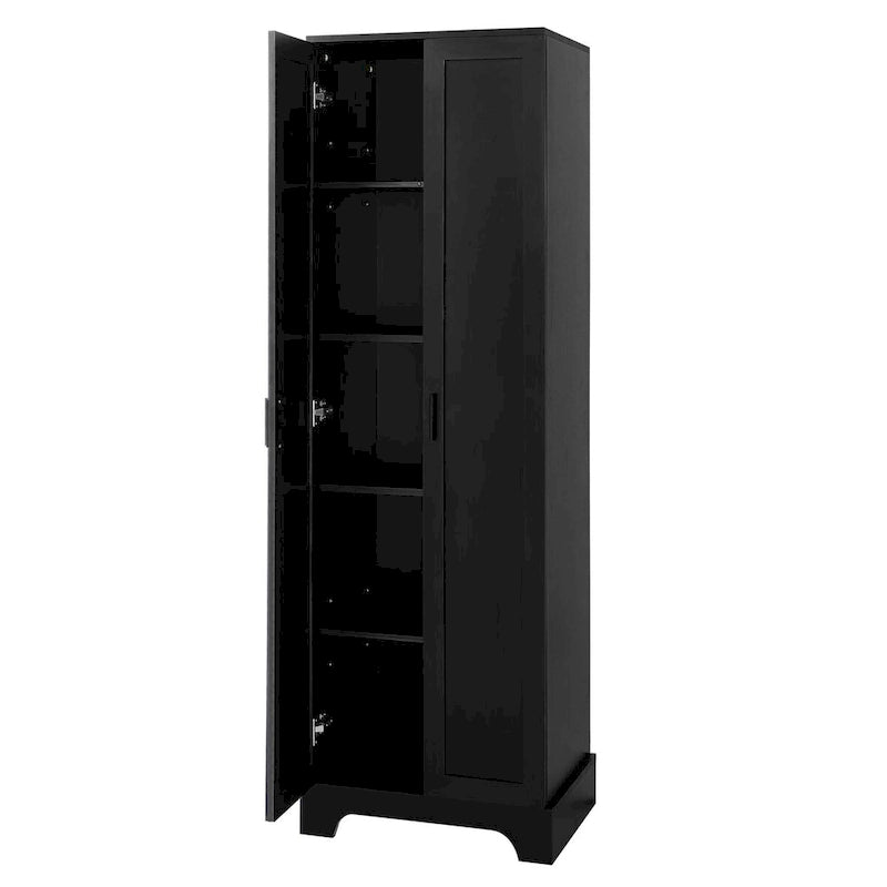 2-Door Storage Cabinet with Adjustable Shelves & Anti-Tip Device