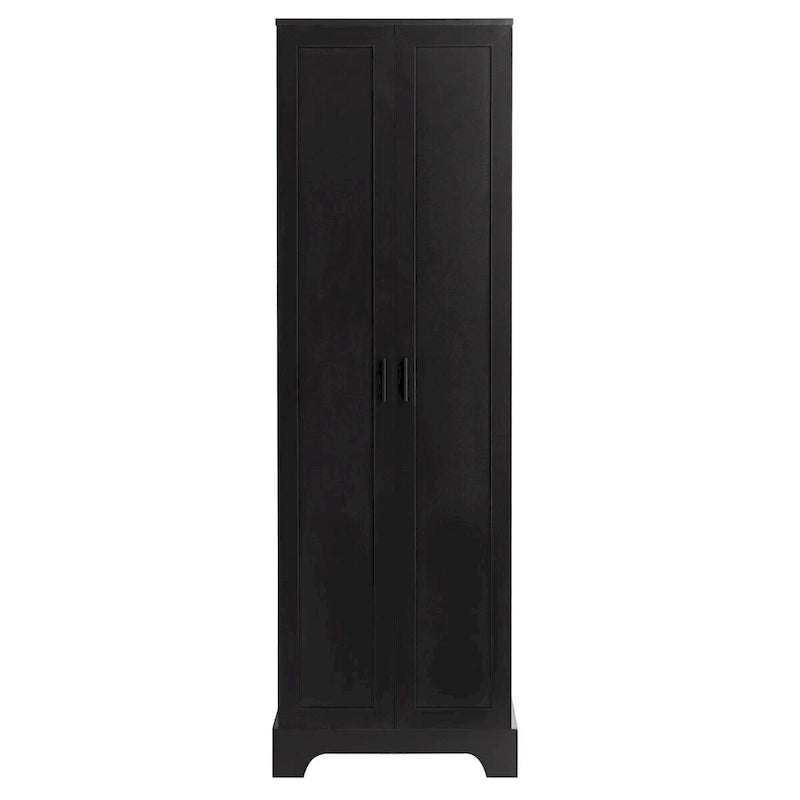 2-Door Storage Cabinet with Adjustable Shelves & Anti-Tip Device