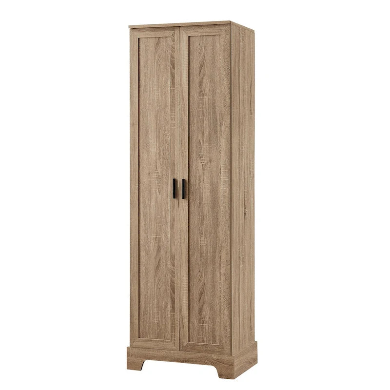 2-Door Storage Cabinet with Adjustable Shelves & Anti-Tip Device