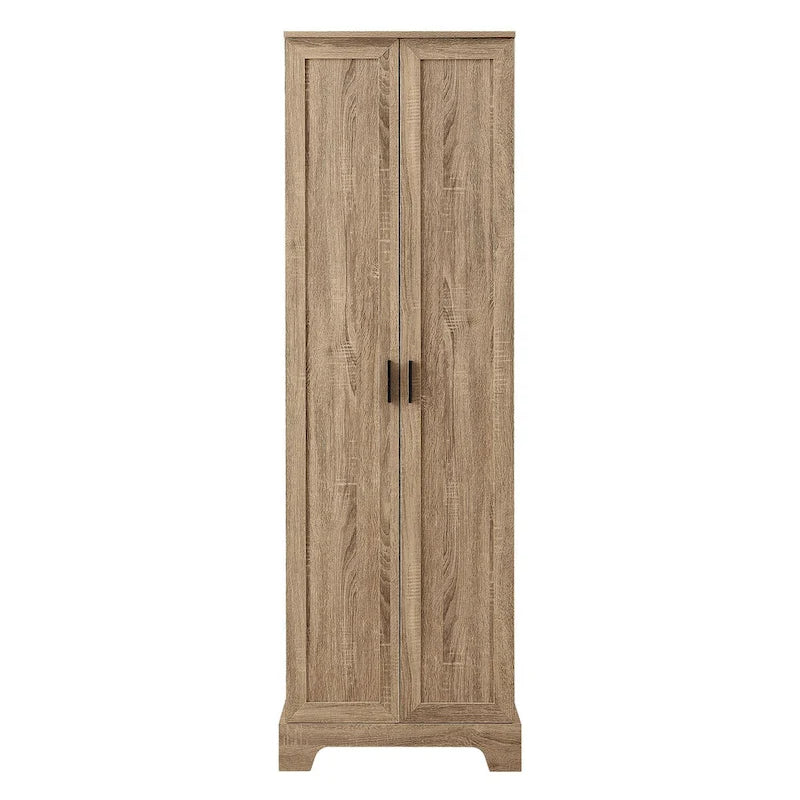 2-Door Storage Cabinet with Adjustable Shelves & Anti-Tip Device